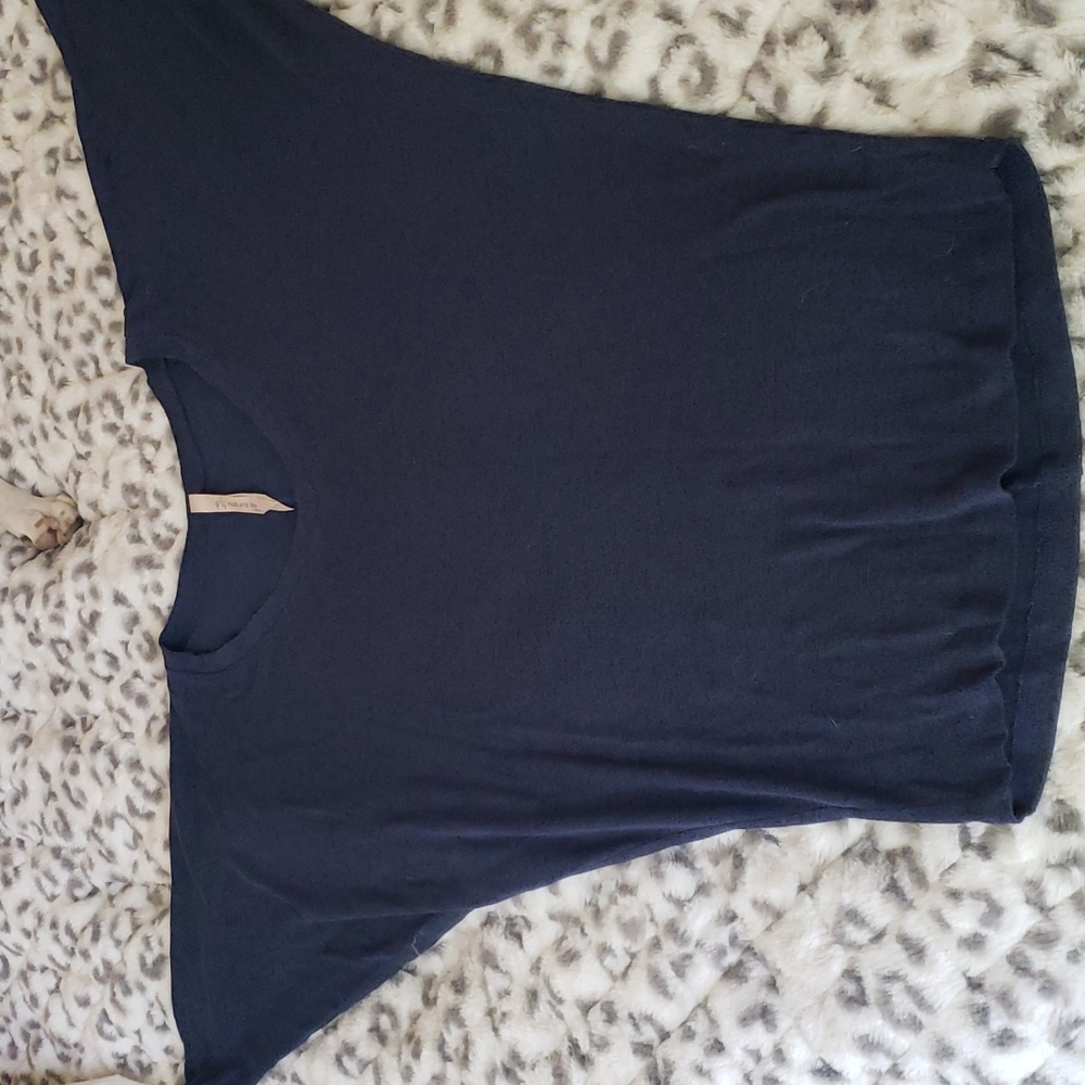 Blue casual top
